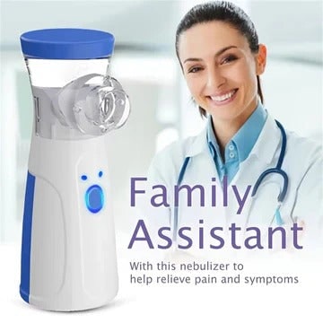 Portable Nebulizer for Asthma and Respiratory Care with Handheld Mesh Machine