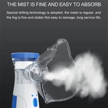 Portable Nebulizer for Asthma and Respiratory Care with Handheld Mesh Machine