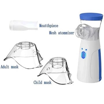 Portable Nebulizer for Asthma and Respiratory Care with Handheld Mesh Machine
