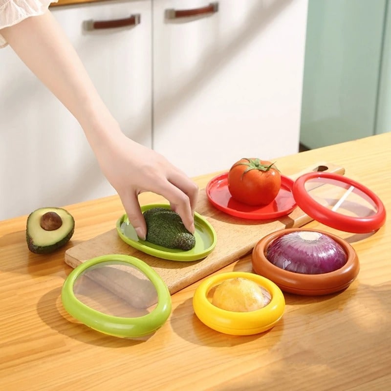 Reusable Silicone Stretch Food Savers for Fresh Produce