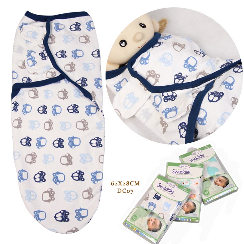 Kids' Sleep Sack Baby Swaddle Wrap for Newborn with Adjustable Hook and Loop Fasteners