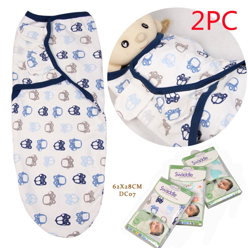Kids' Sleep Sack Baby Swaddle Wrap for Newborn with Adjustable Hook and Loop Fasteners