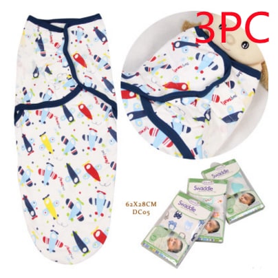 Kids' Sleep Sack Baby Swaddle Wrap for Newborn with Adjustable Hook and Loop Fasteners