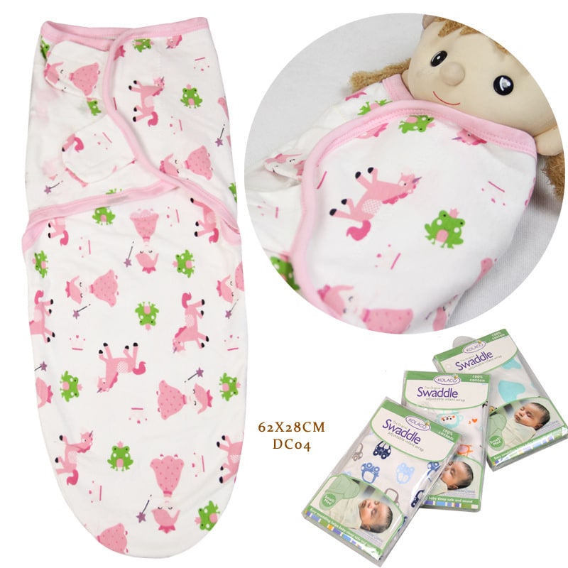 Kids' Sleep Sack Baby Swaddle Wrap for Newborn with Adjustable Hook and Loop Fasteners