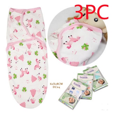 Kids' Sleep Sack Baby Swaddle Wrap for Newborn with Adjustable Hook and Loop Fasteners