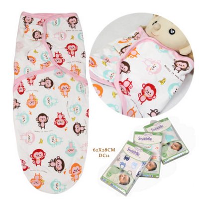 Kids' Sleep Sack Baby Swaddle Wrap for Newborn with Adjustable Hook and Loop Fasteners