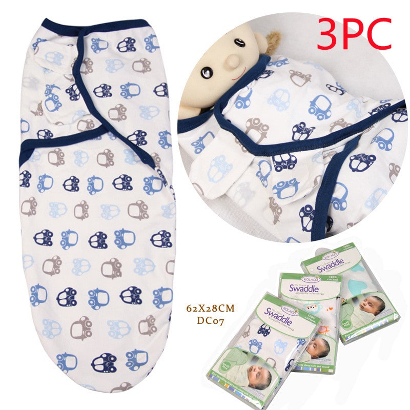 Kids' Sleep Sack Baby Swaddle Wrap for Newborn with Adjustable Hook and Loop Fasteners