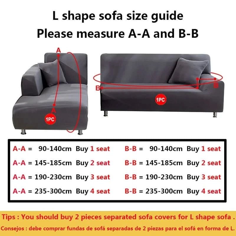 Stretch Sofa Cover with Jacquard Ribbed Fabric and Non-Slip Backing