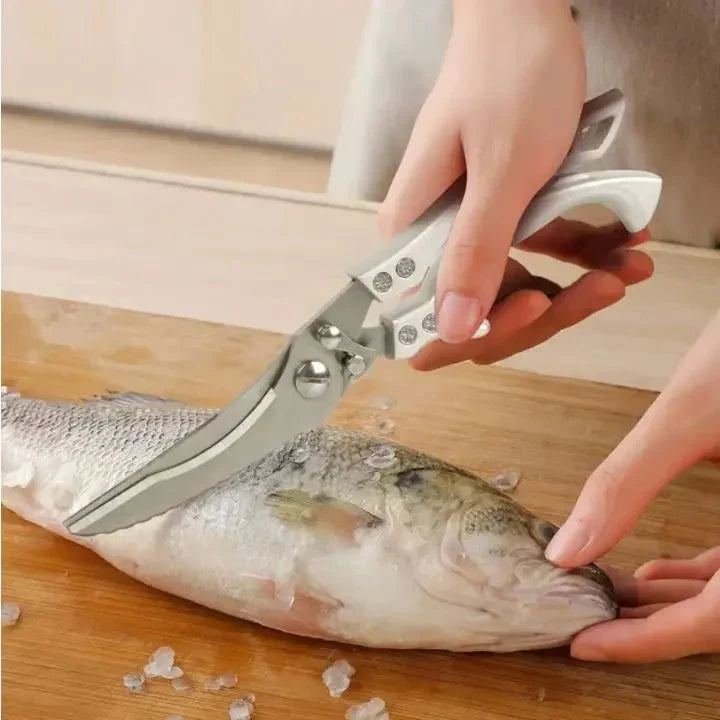 Kitchen Shears | Heavy-Duty Stainless Steel & Safety Lock