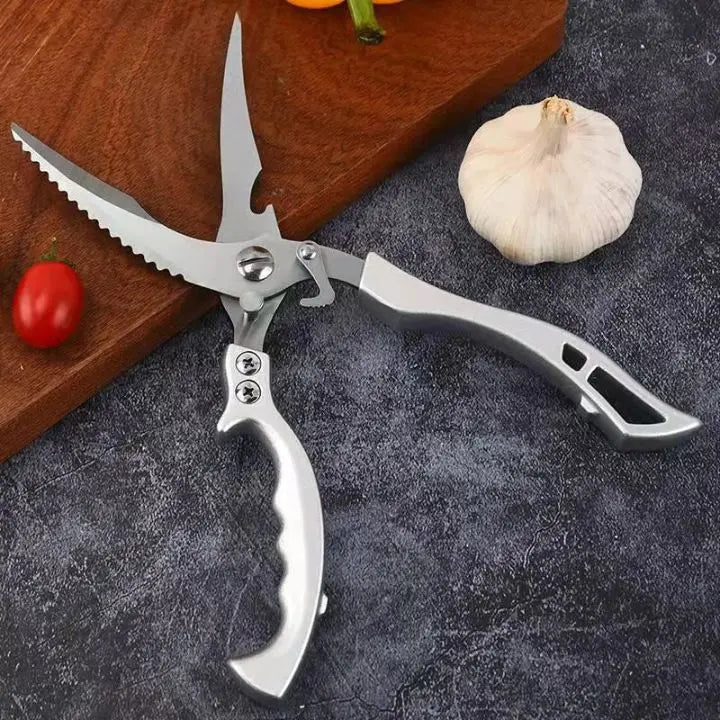 Kitchen Shears | Heavy-Duty Stainless Steel & Safety Lock