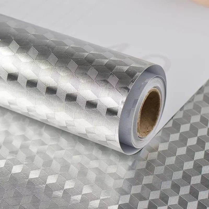 Kitchen Sticker | Peel & Stick Aluminum Foil Waterproof & Oil-Proof