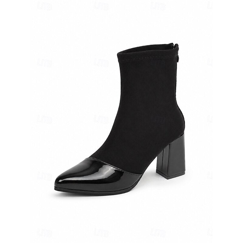 Beatrix | Block Heel Ankle Boots