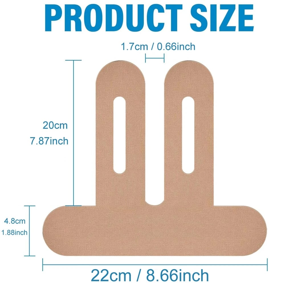 Knee Elastic Kinesiology Tape with Pre-Cut Strips for Professional Support