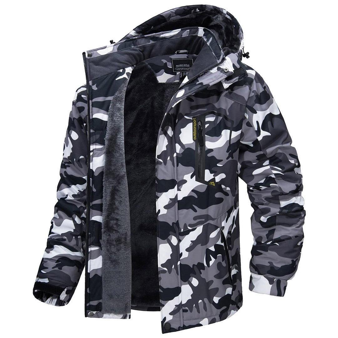 Josiah | Men's Winter Waterproof Lined Anorak Jacket Hooded