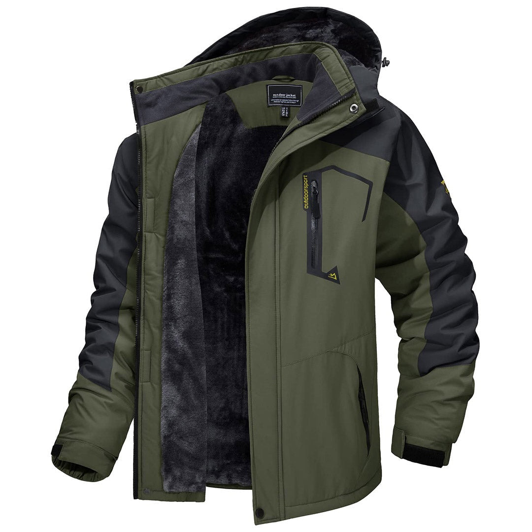Josiah | Men's Winter Waterproof Lined Anorak Jacket Hooded
