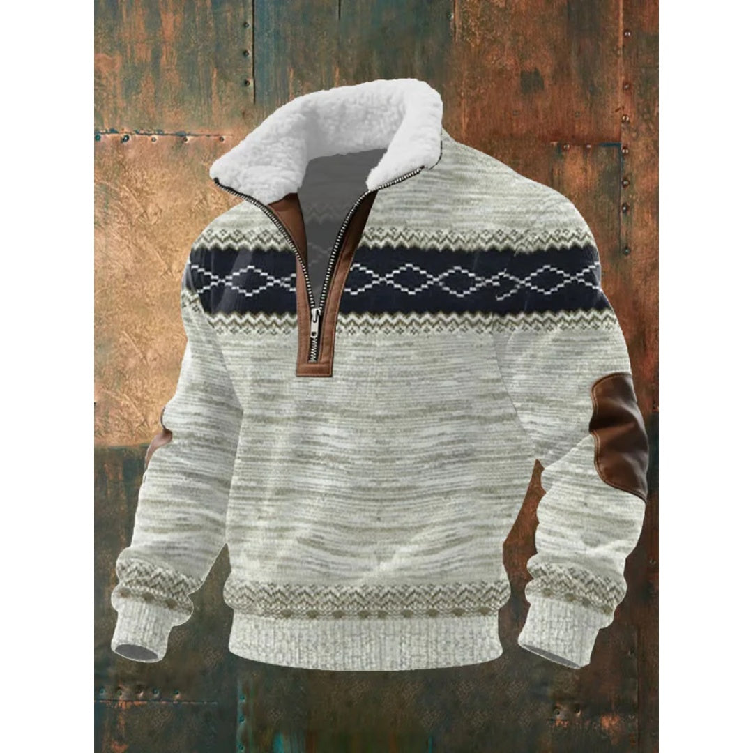 Matthew | Men's Quarter Zip Sweater Fleece Pullover