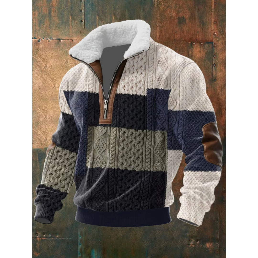 Matthew | Men's Quarter Zip Sweater Fleece Pullover