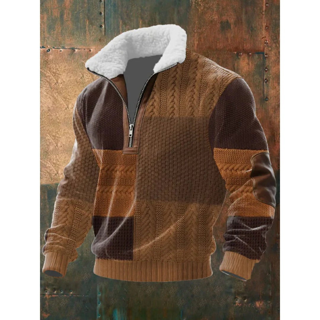 Matthew | Men's Quarter Zip Sweater Fleece Pullover