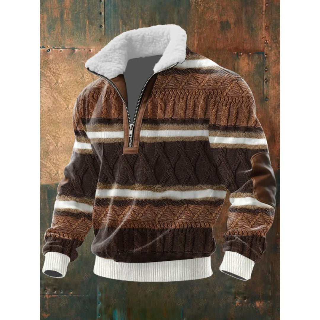 Matthew | Men's Quarter Zip Sweater Fleece Pullover
