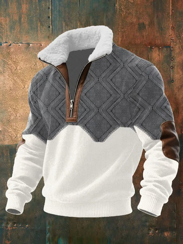 Matthew | Men's Quarter Zip Sweater Fleece Pullover