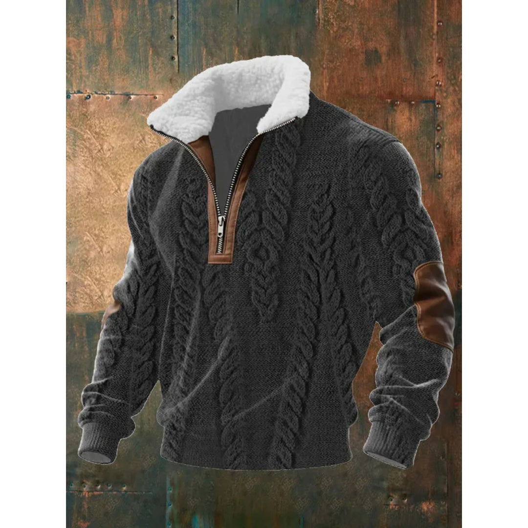 Matthew | Men's Quarter Zip Sweater Fleece Pullover