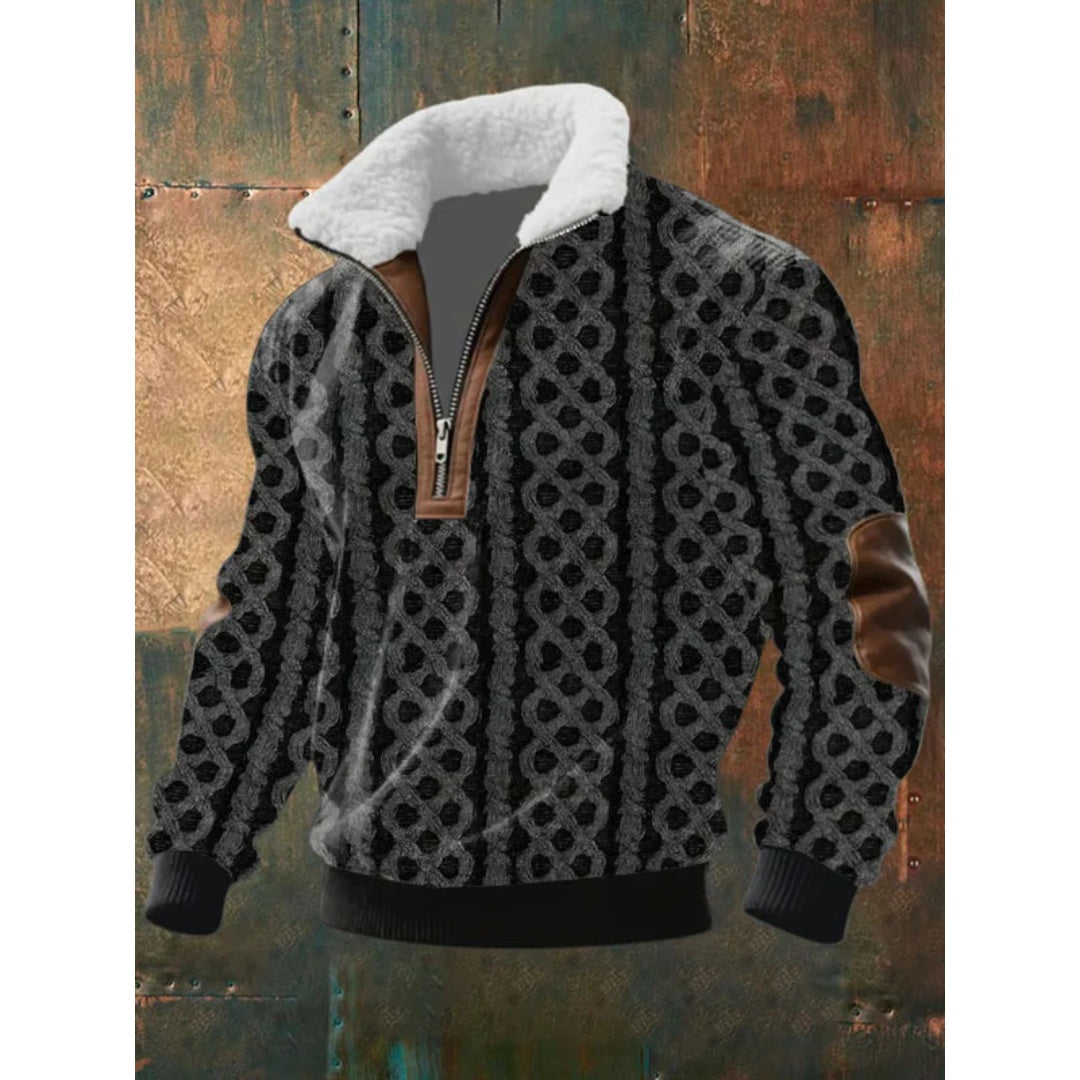 Matthew | Men's Quarter Zip Sweater Fleece Pullover