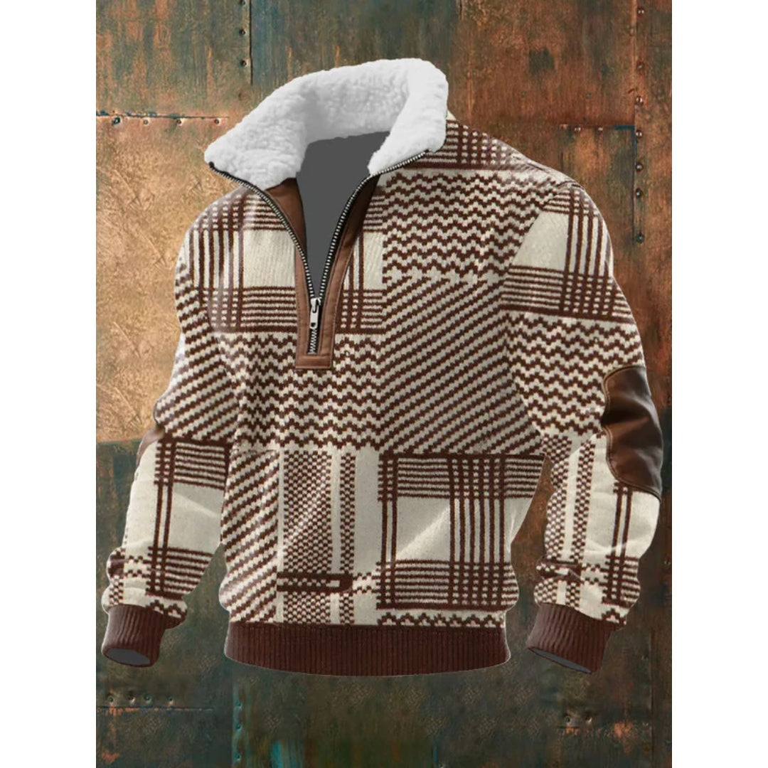 Matthew | Men's Quarter Zip Sweater Fleece Pullover
