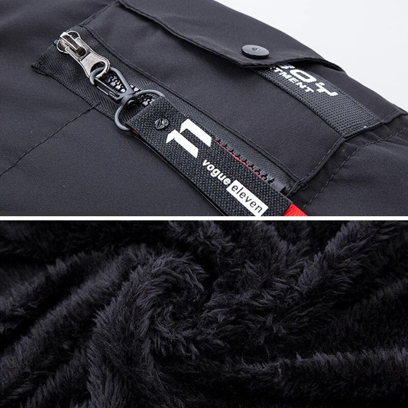 Miles | Men's Long Quilted Parka Jacket Faux Fur Hood Winter Coat