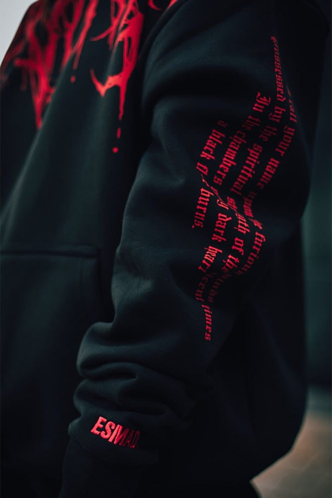 Ethan | Men's Oversized Graphic Hoodie Sweatshirt Gothic Print