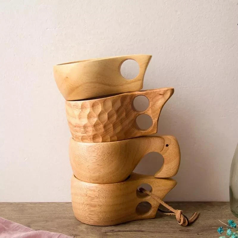 Kuksa Cup | Hand-Carved & Solid Wood | One-Of-A-Kind