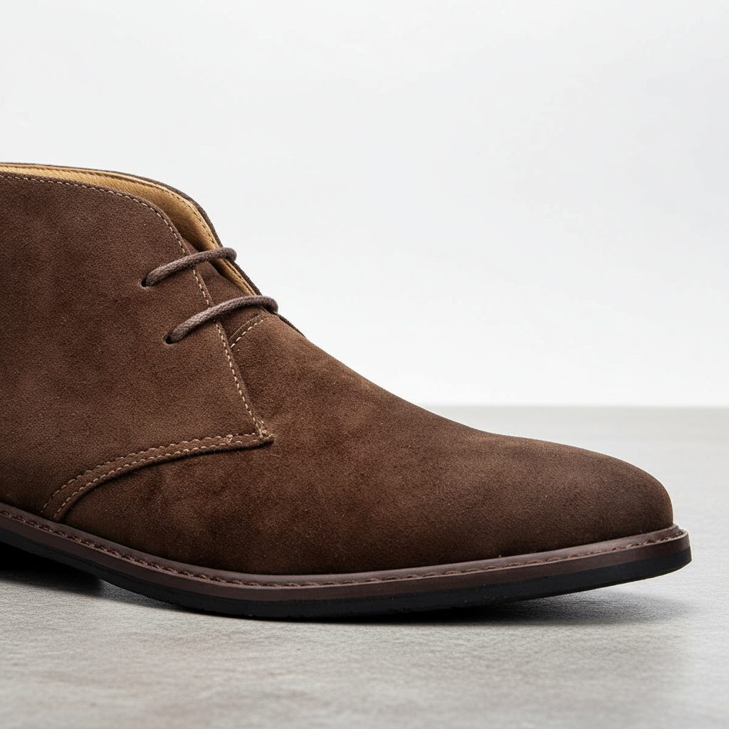 Lace-Up Desert Boots for Men