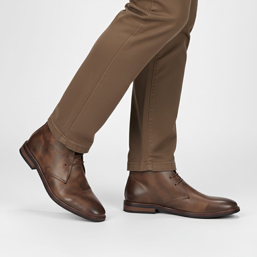 Lace-Up Desert Boots for Men
