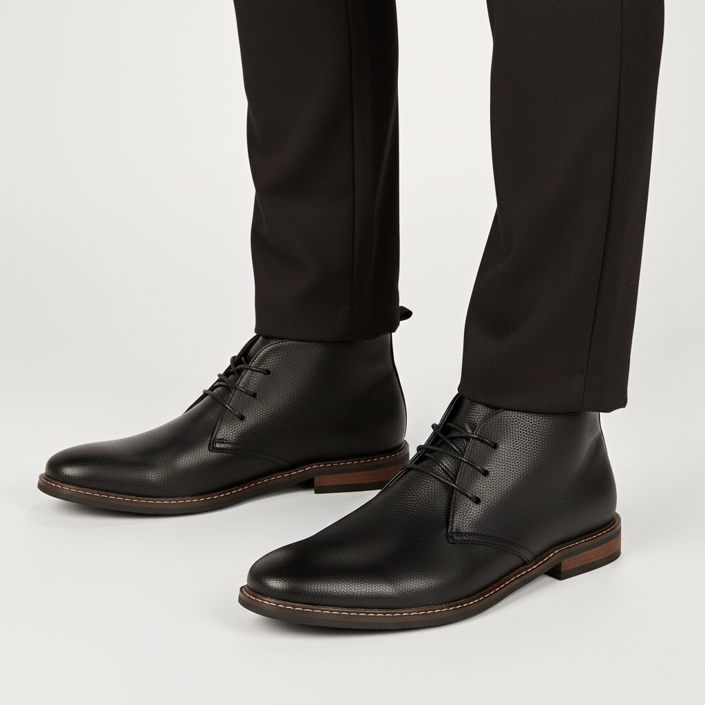 Lace-Up Desert Boots for Men