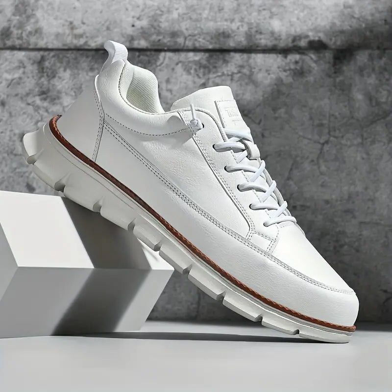 Lace-Up Leather Sneakers for Men
