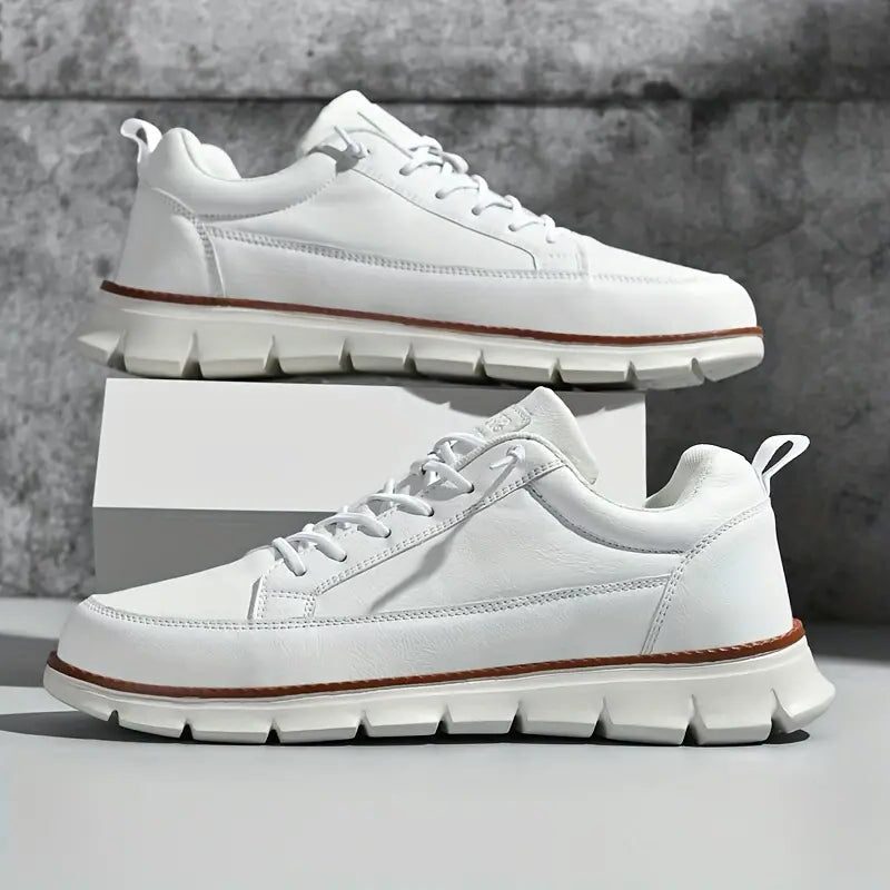 Lace-Up Leather Sneakers for Men