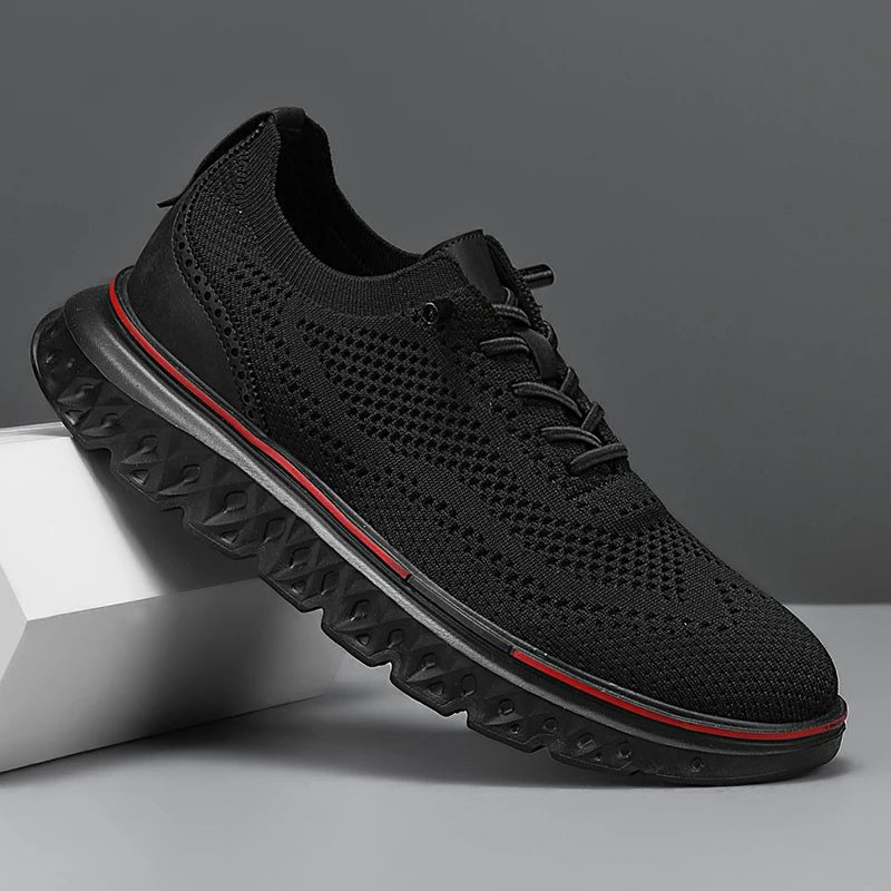 Lace-Up Mesh Performance Sneakers for Men