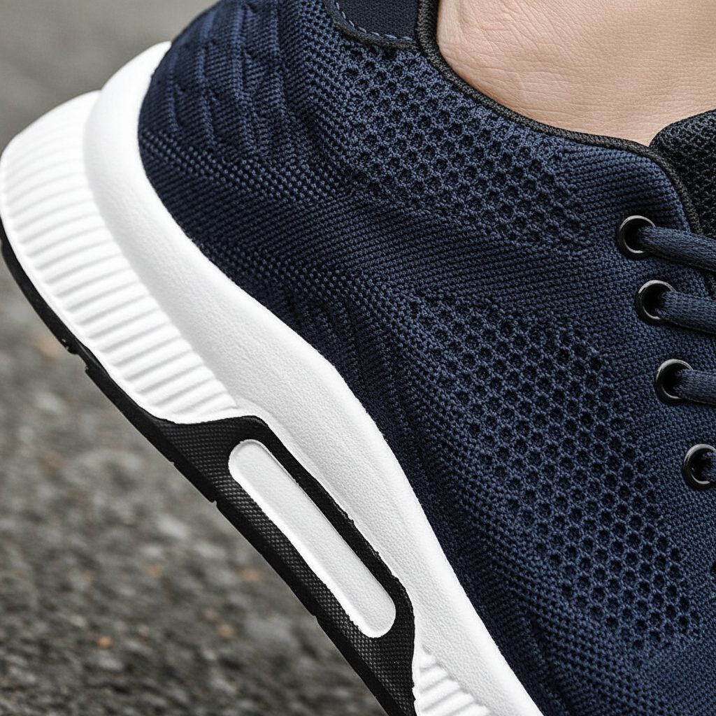 Lace-Up Mesh Sneakers for Men