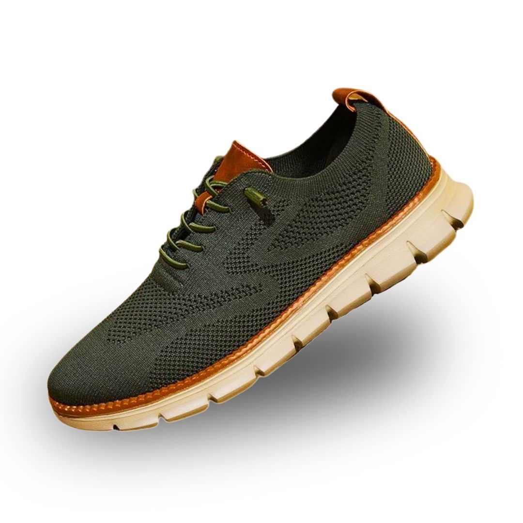 Lace-Up Mesh Walking Shoes for Men