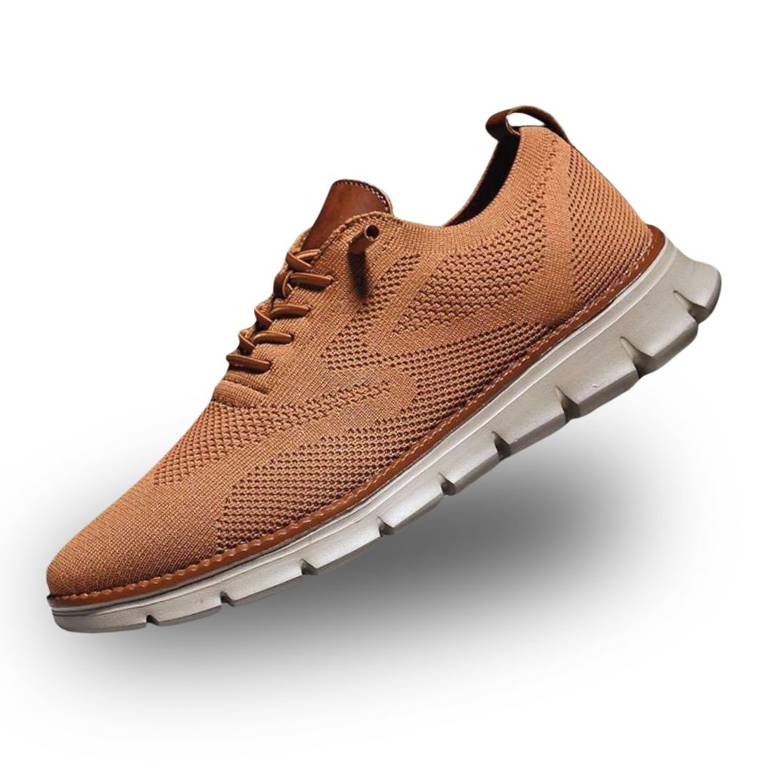 Lace-Up Mesh Walking Shoes for Men