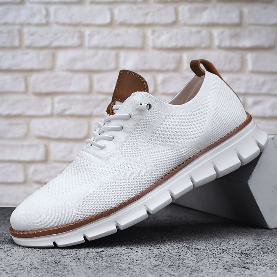 Lace-Up Mesh Walking Shoes for Men
