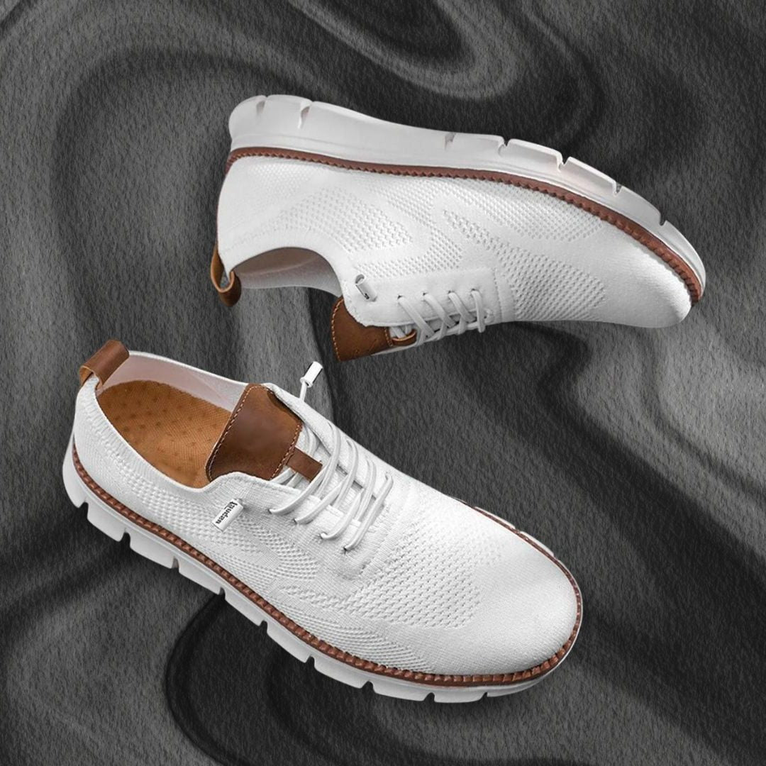 Lace-Up Mesh Walking Shoes for Men