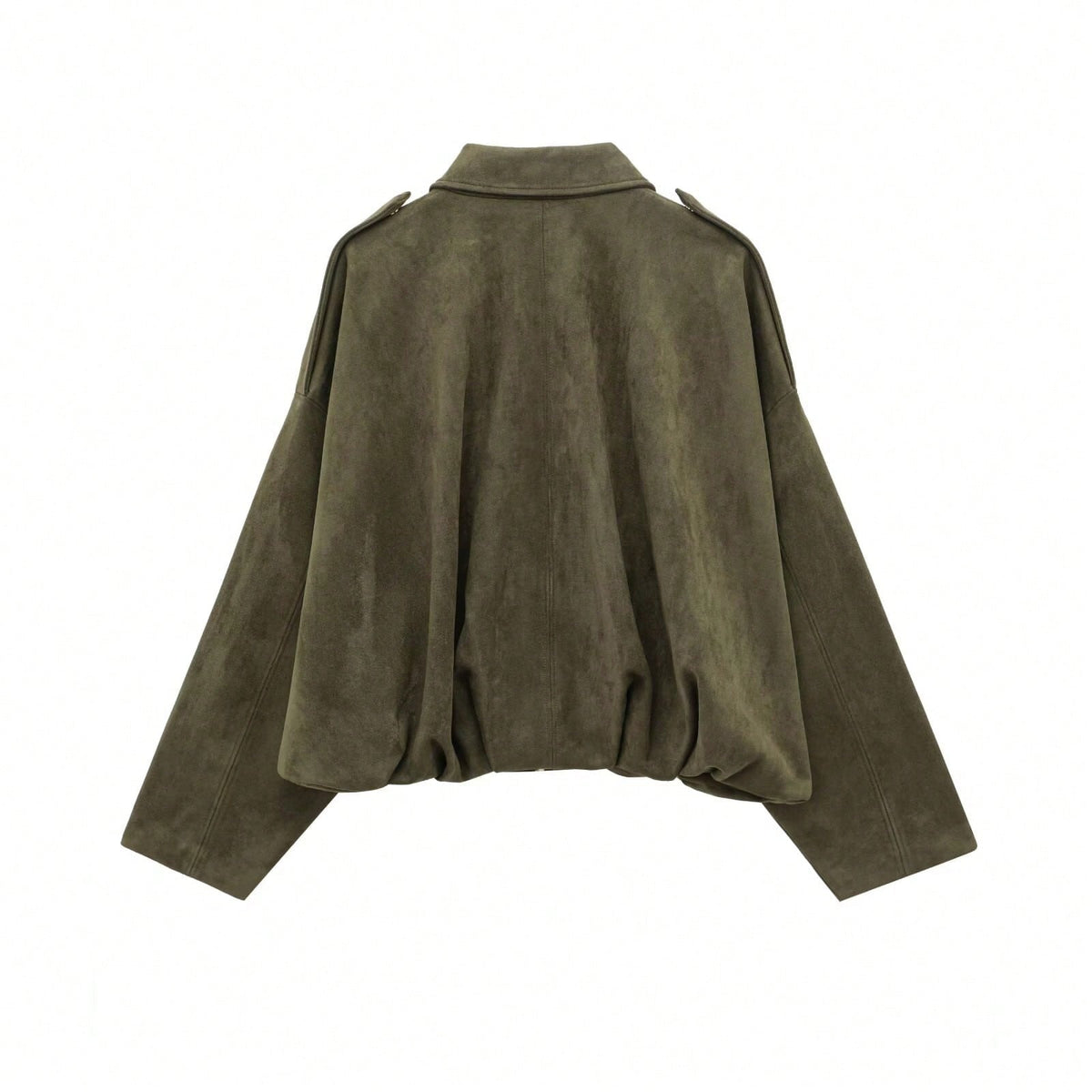 Quinn | Women's Oversized Suede Jacket Zip Up