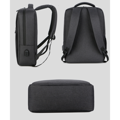 Laptop Backpack with USB Charging Port and Padded Straps