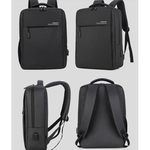 Laptop Backpack with USB Charging Port and Padded Straps