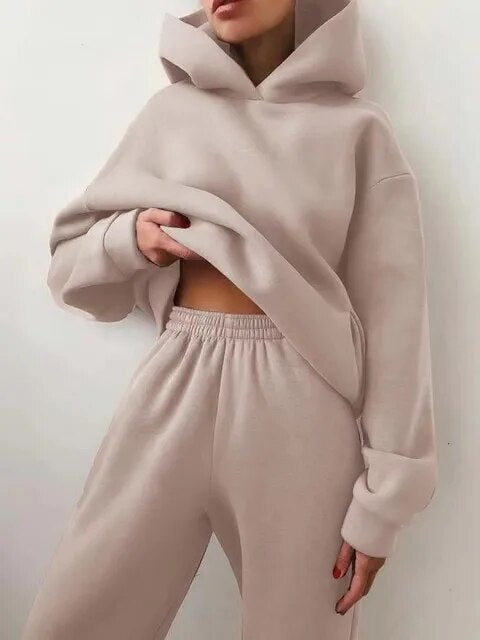 Lydia | Women's Hooded Sweatsuit Sweatshirt and Pants Set