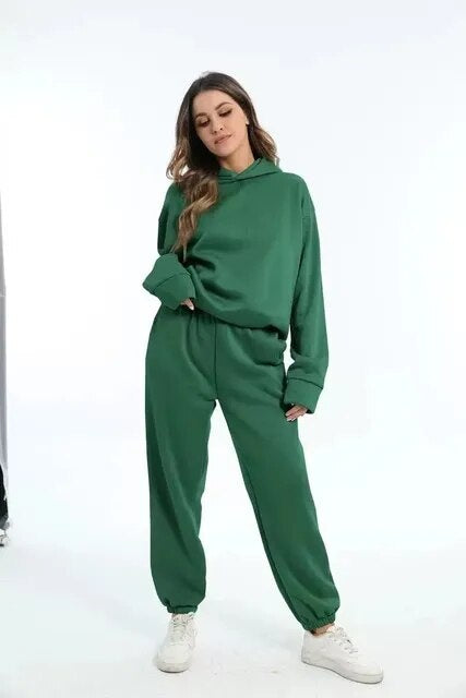 Lydia | Women's Hooded Sweatsuit Sweatshirt and Pants Set