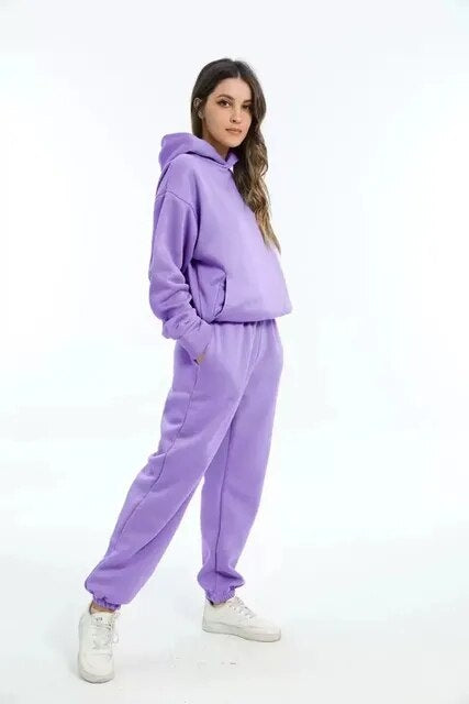 Lydia | Women's Hooded Sweatsuit Sweatshirt and Pants Set