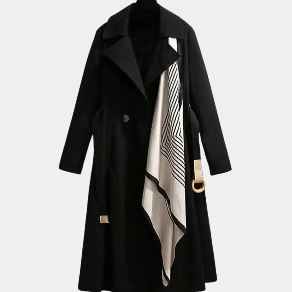 Addison | Women's Belted Trench Coat Midi Length