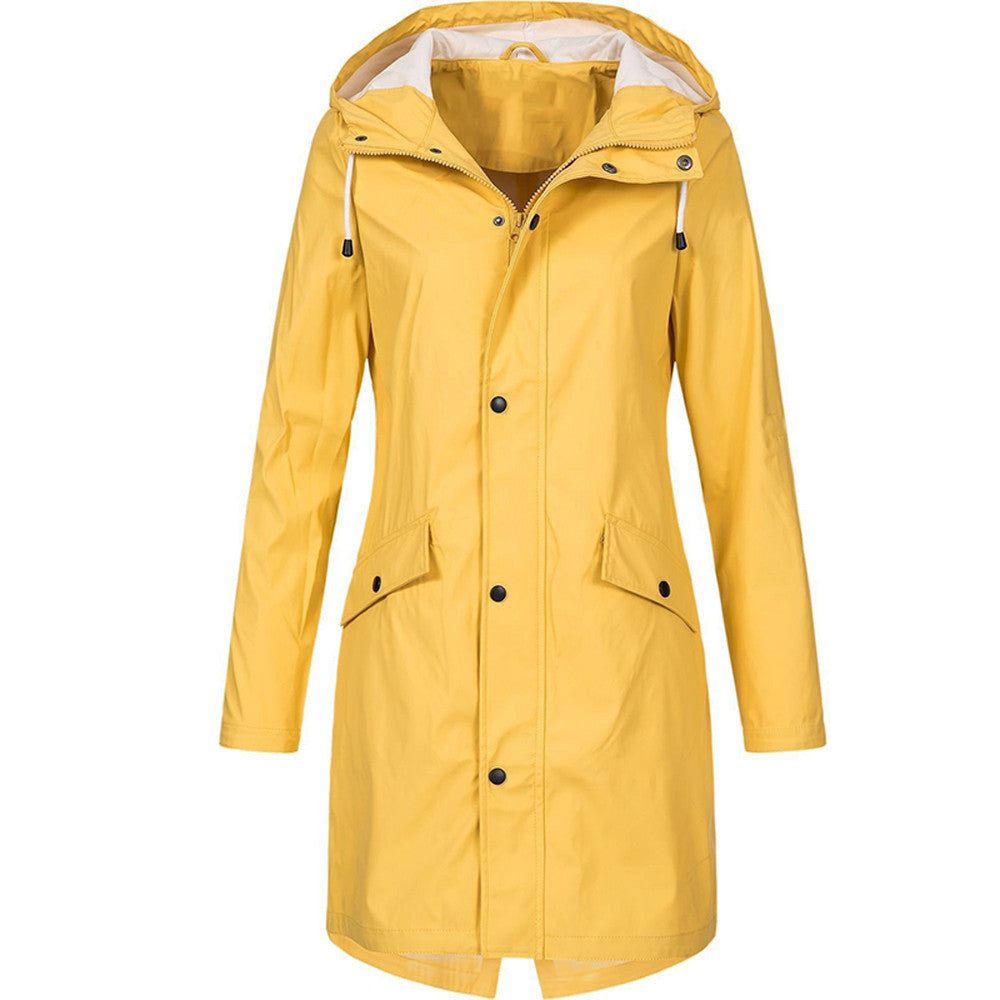 Lauralee | Hooded A-Line Rain Jacket for Women