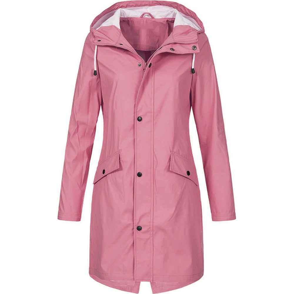 Lauralee | Hooded A-Line Rain Jacket for Women